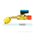 Steel Air Conditioner Ball Valve with Switch Connector